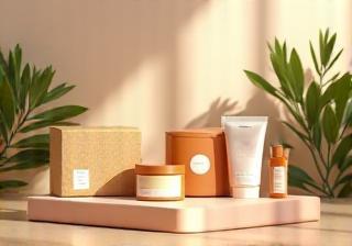 Creative packaging mockups with branding elements